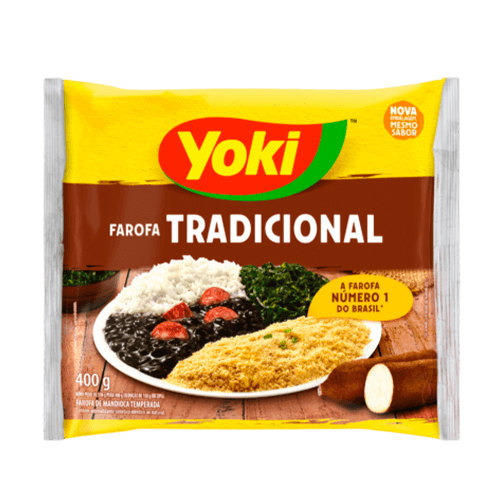 Farofa Pronta <br>Yoki 400g - Supermercado Jordanésia
