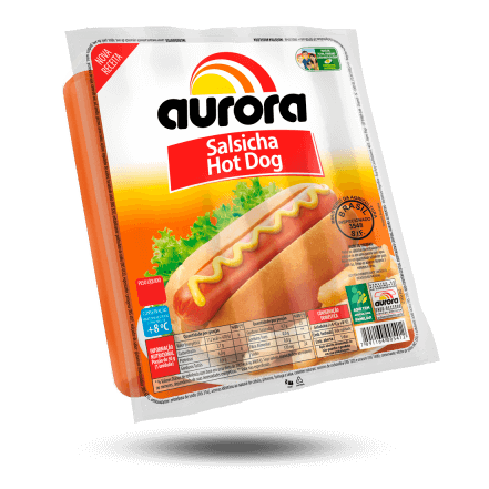 Salsicha Hot Dog Aurora - Supermercado Jordanésia