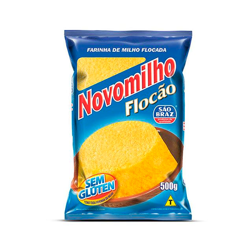 Flocão de milho Novomilho 500g - Supermercado Jordanésia