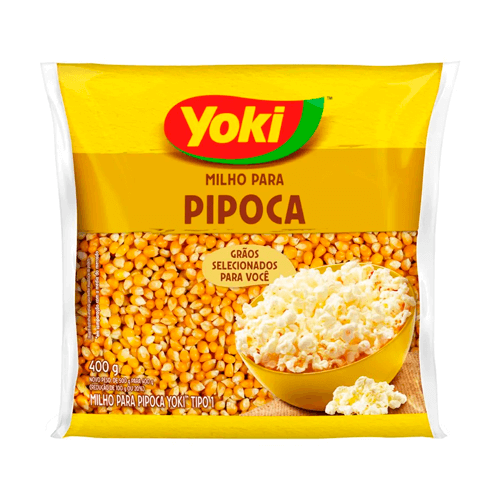 Milho de Pipoca Yoki Tradicional 500g - Supermercado Jordanésia