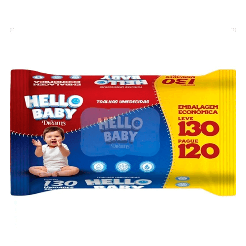 Toalha Hello Baby c/ 130un. - Supermercado Jordanésia