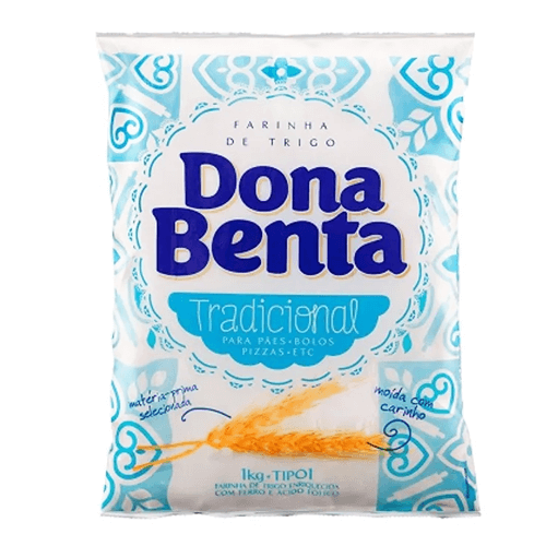 Farinha De Trigo Tradicional Dona Benta 1Kg - Supermercado Jordanésia